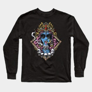 Hippie Hindu Goddess Kali Long Sleeve T-Shirt